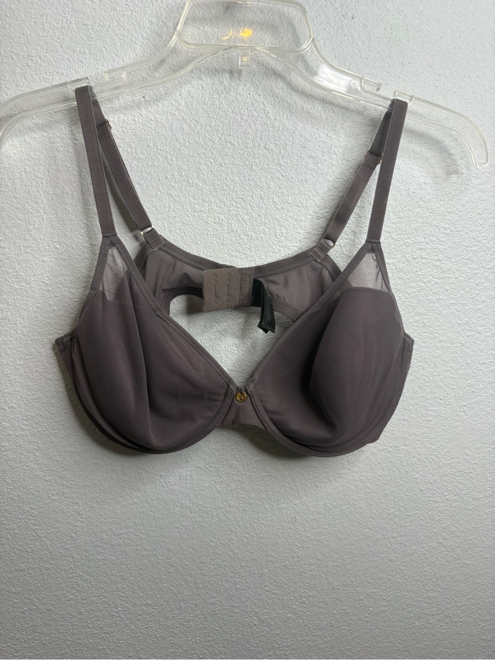 Natori Size 38C Grey Underwire Bra
